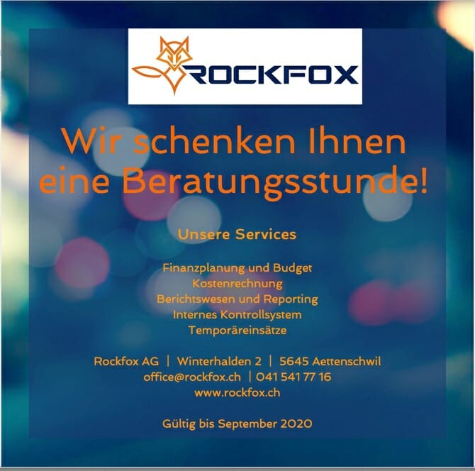 Rockfox AG Angebot